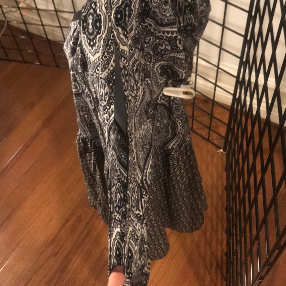 Patterned Long (Split) Sleeve Dress - image 2